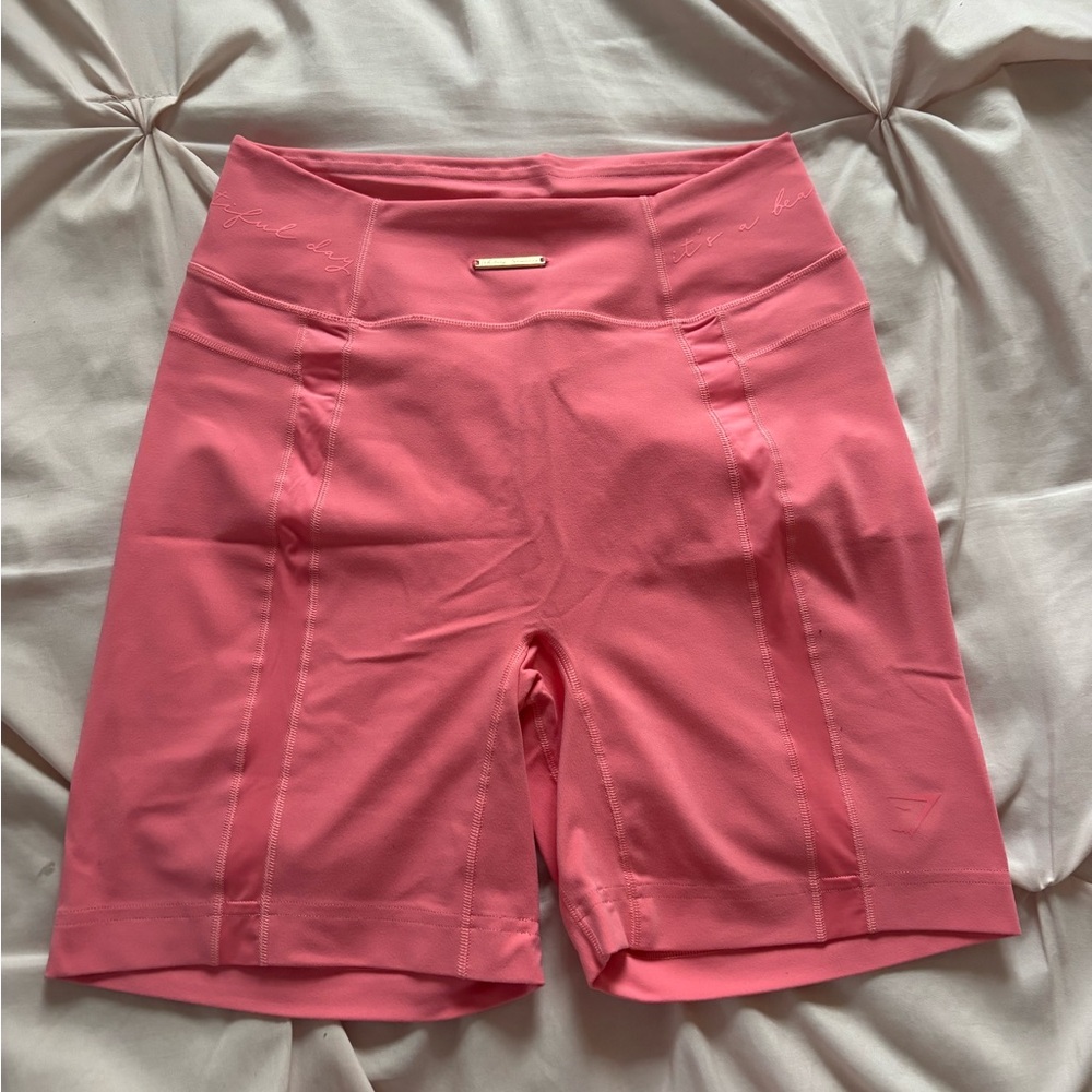Gymshark Coral Bike Shorts